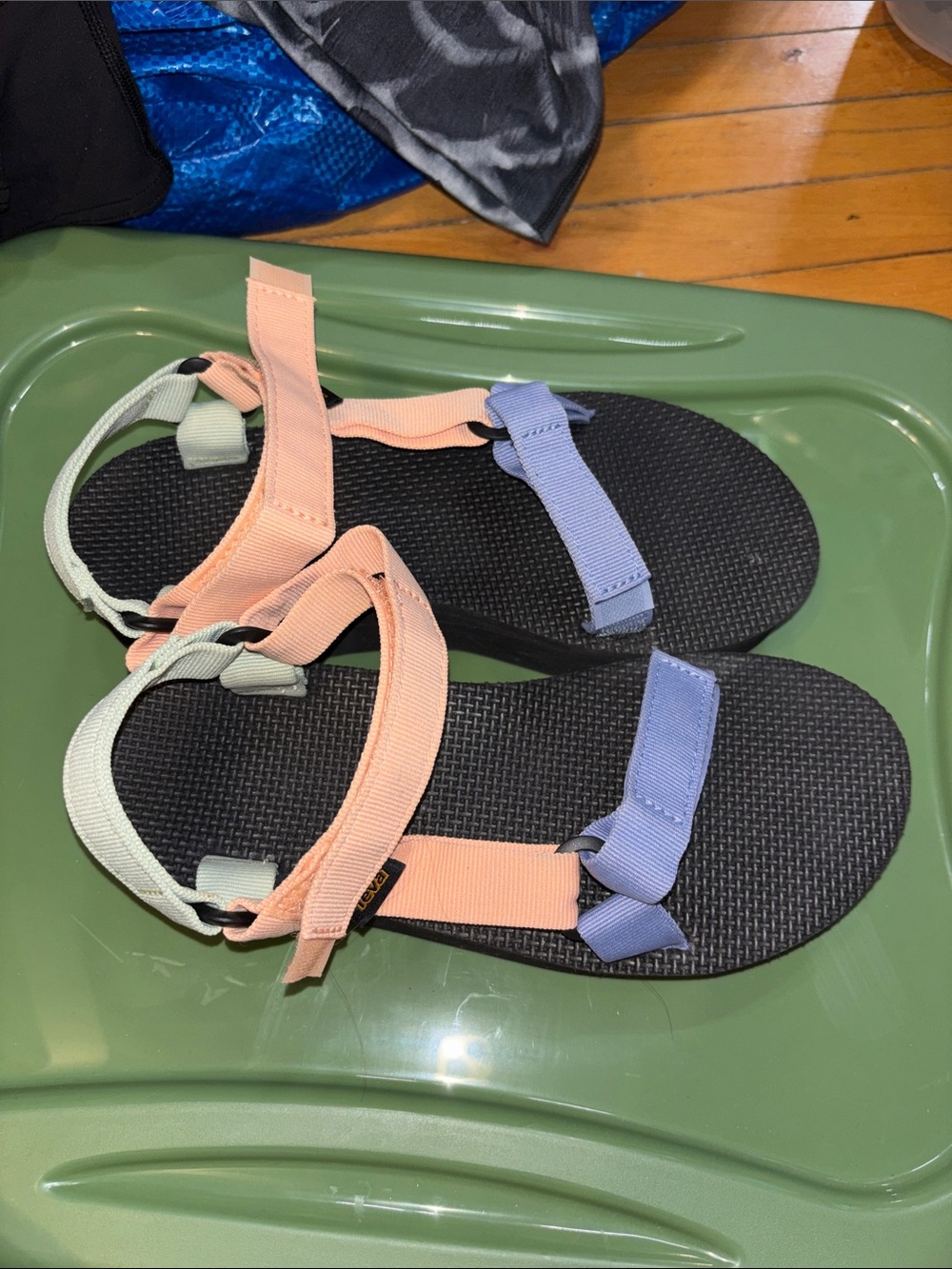 Teva Multicolor Wedge Strap Sandals size 8